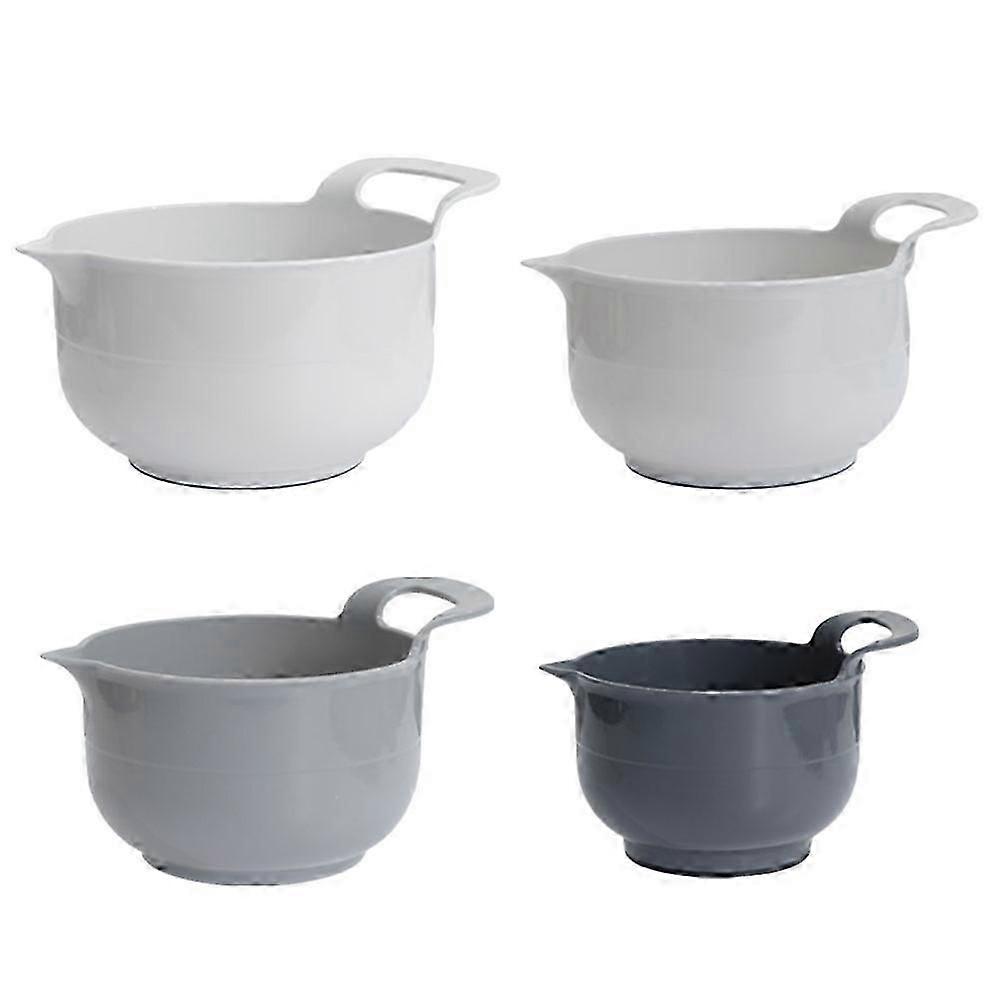 PP Mixing Bowls Set for Baking, Assorted Colors, Durable for Storage & Serving
