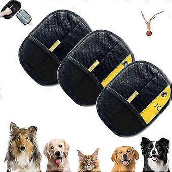 Yomi Pet Hair Remover Gloves - Wiederverwendbare elektrostatische Katzen- und Hundefellentfernungshandschuhe (3er Pack)
