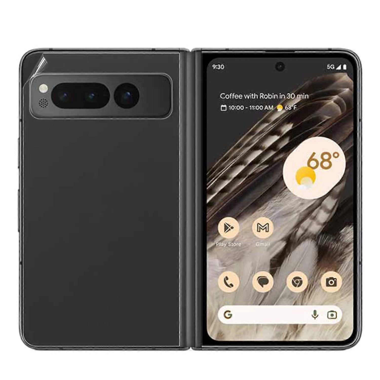 For Google Pixel Fold 1x Hydrogel Explosion-Proof Film Display Protector Back-LCD