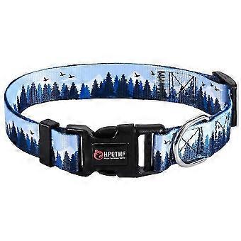 Durable Nylon Dog Collar Adjustable for Medium Large Pets