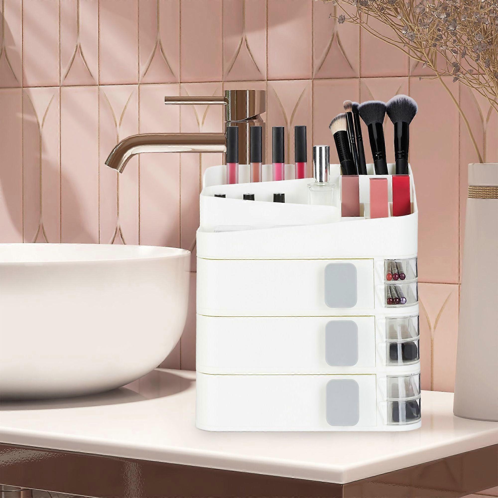 Makeup storage with drawers