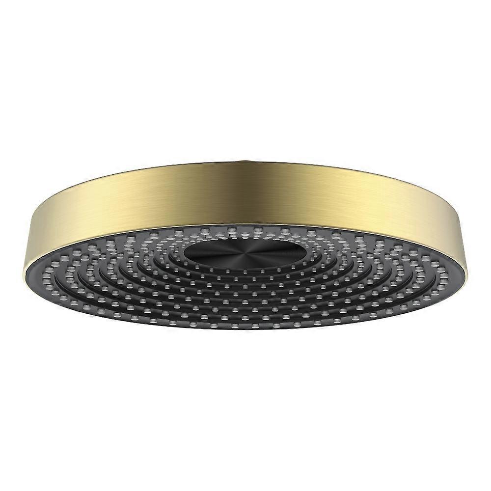 Brushed Brass Shower Head - Round