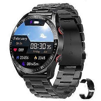 Smartwatch für Männer EKG + PPG Smartwatch Wasserdichte Bluetooth Anruf Herzfrequenzüberwachung Nachricht Erinnerung Sportuhr