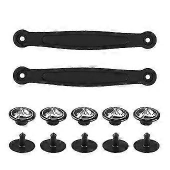Clogs Heel Straps Heel Band with Rivets Replacement Part PVC Clogs Straps compatible with Men and Women Clogs Sandals Beach Shoe White DB