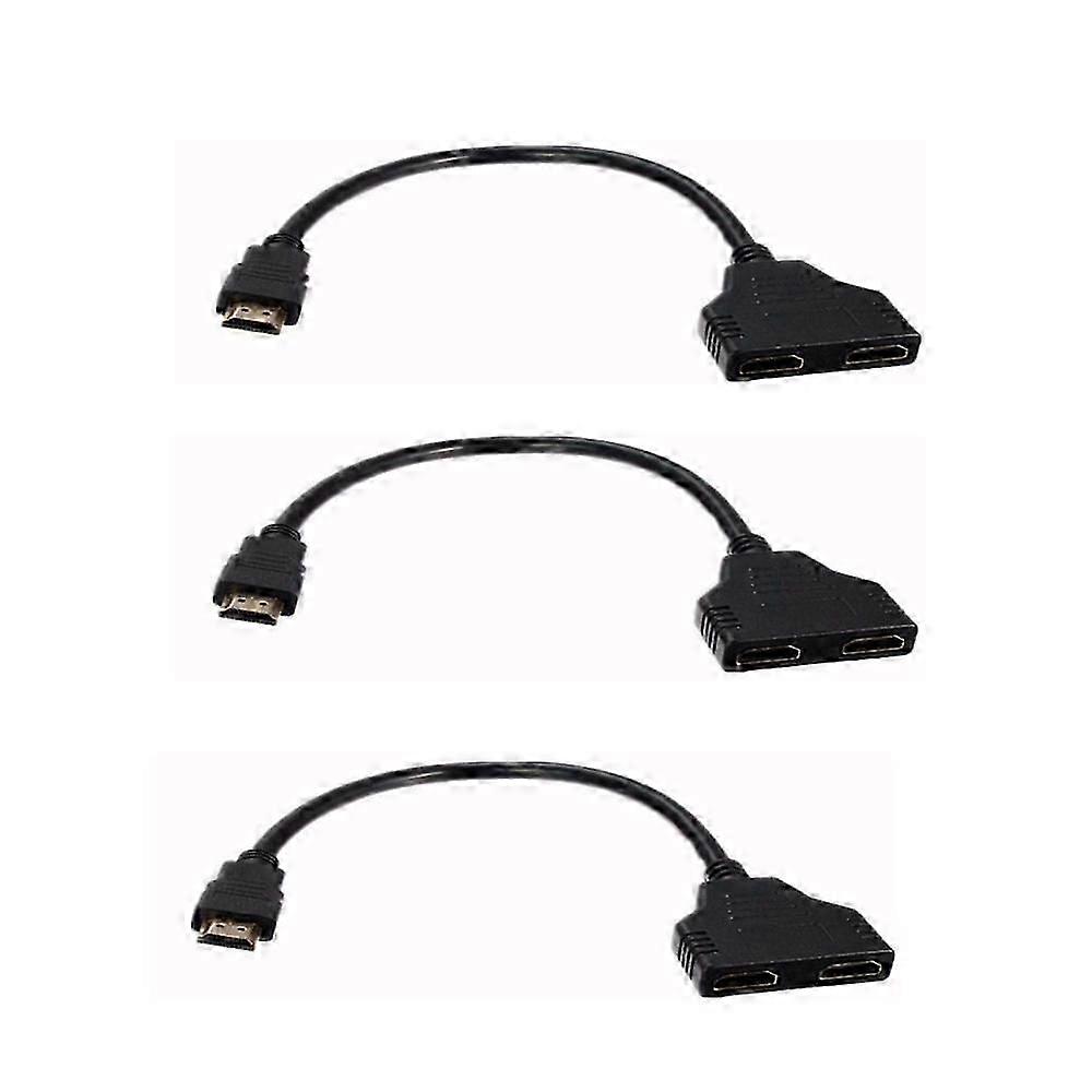 Rozbočovací kabel HDMI samec-samice pro dvě obrazovky