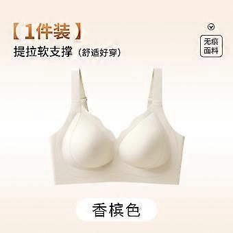 Plus Size Fixed Cup Women Bra Leopard Print Smaller Bust Gather Side Support Anti Sagging