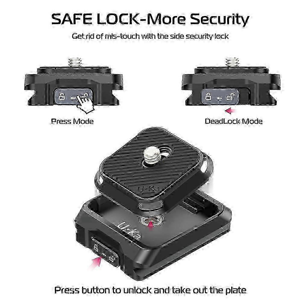 ULANZI UKA01 Camera Quick Release Plate Kit Arca/F38 Interface