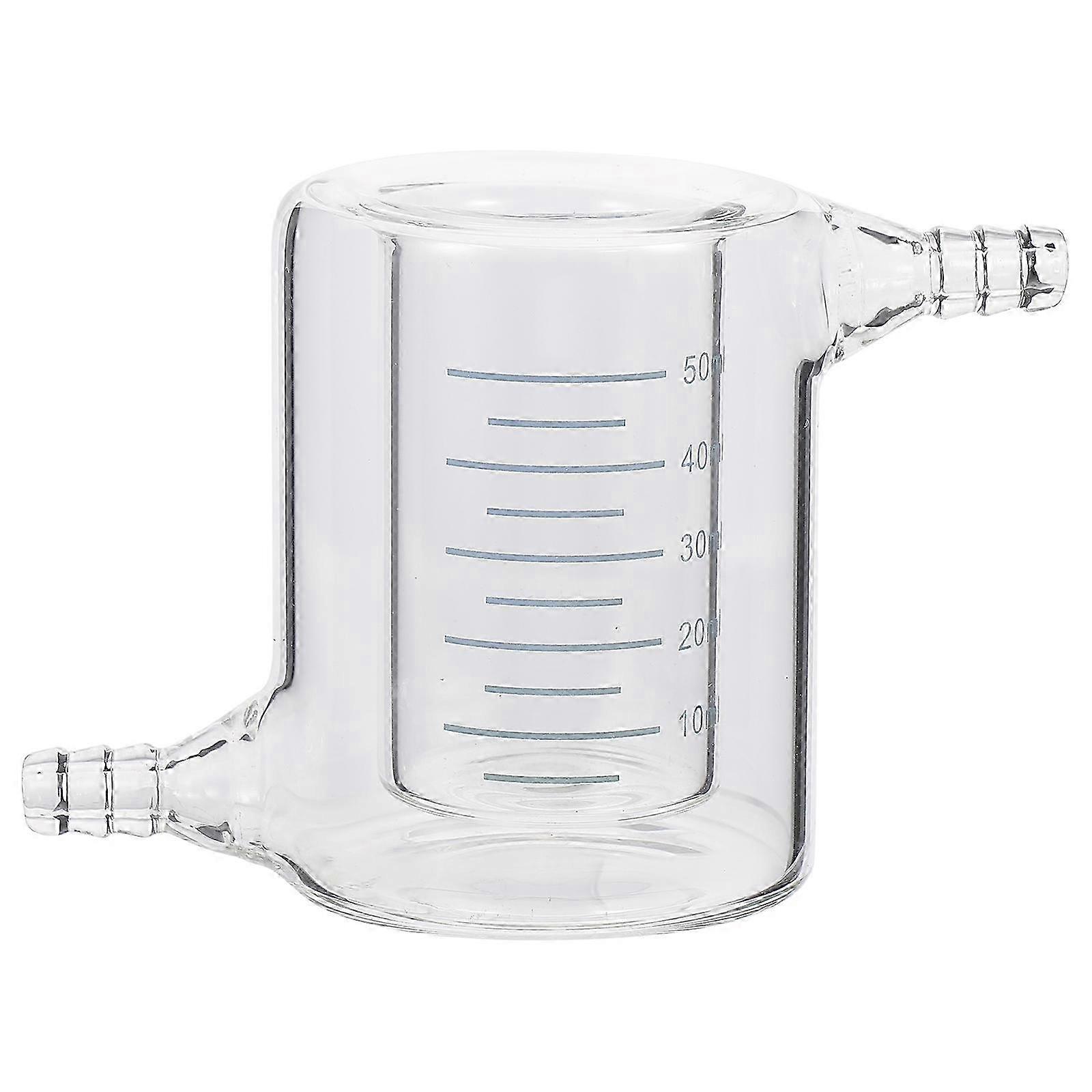 Heat Resistant Jacketed Beaker Double Layer Beaker for Laboratory Use 1Pcs