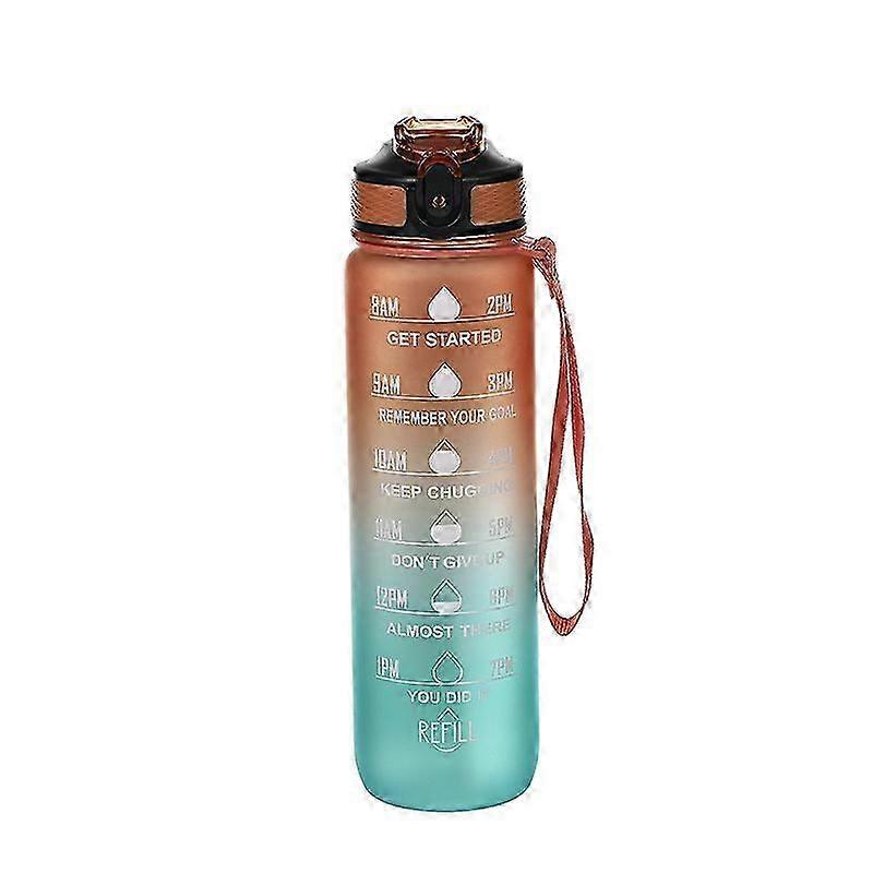 1000ml Camping Straw Bottle With Strap