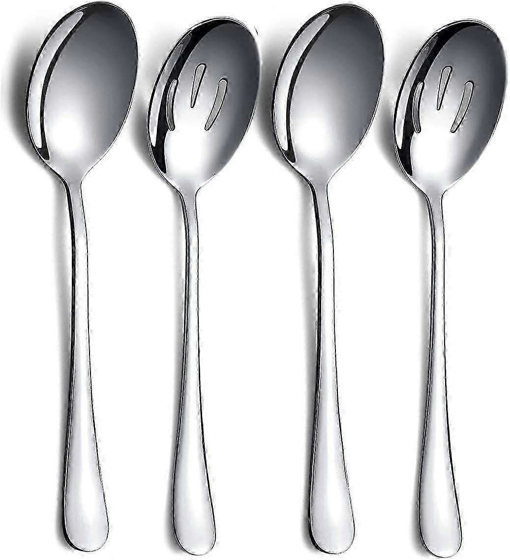 4pc Rust Resistant Serving Spoon Set