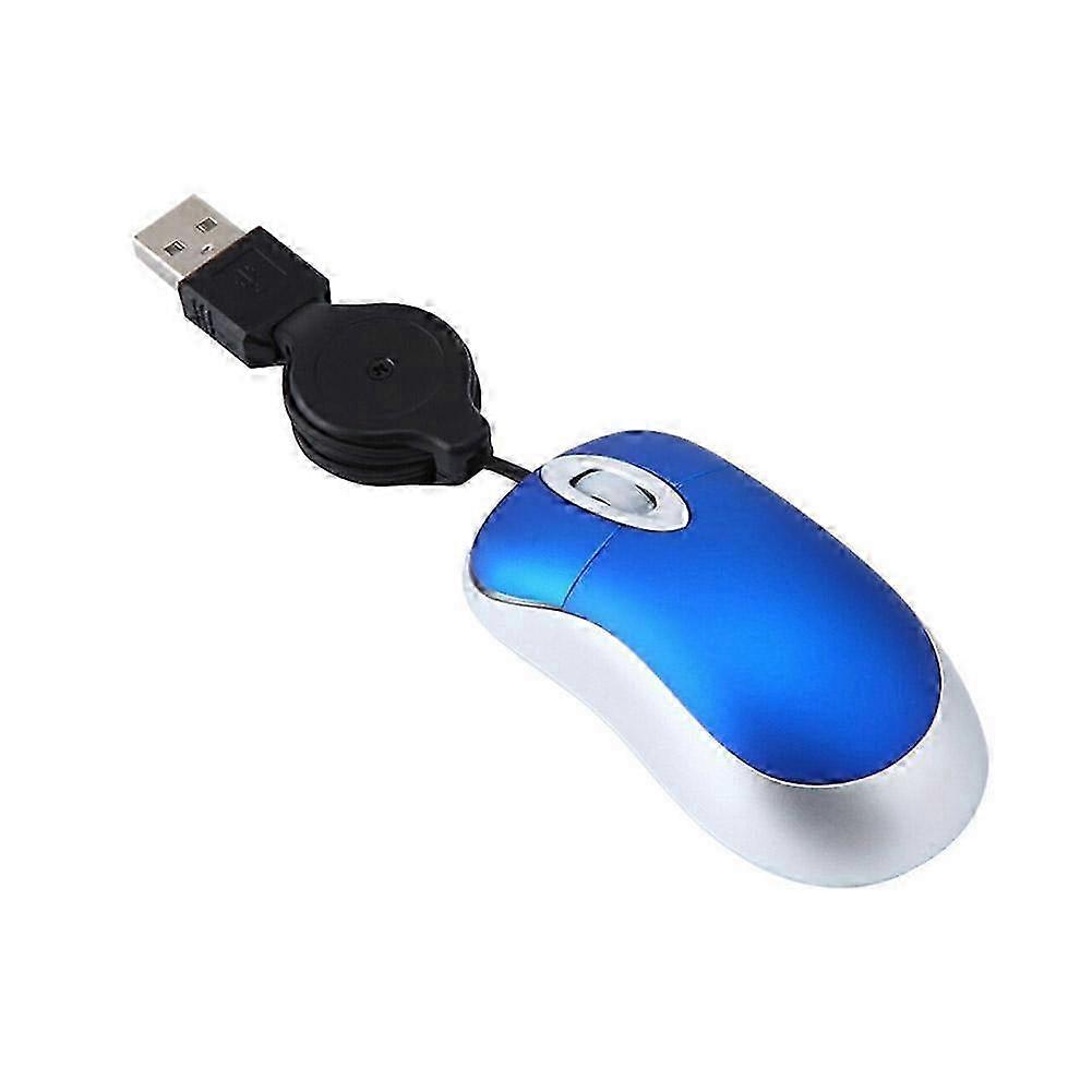 Retractable Cable Mini Optical Mouse