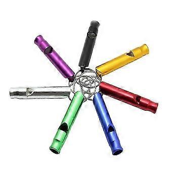 Sifflet d'urgence en aluminium 6 pièces