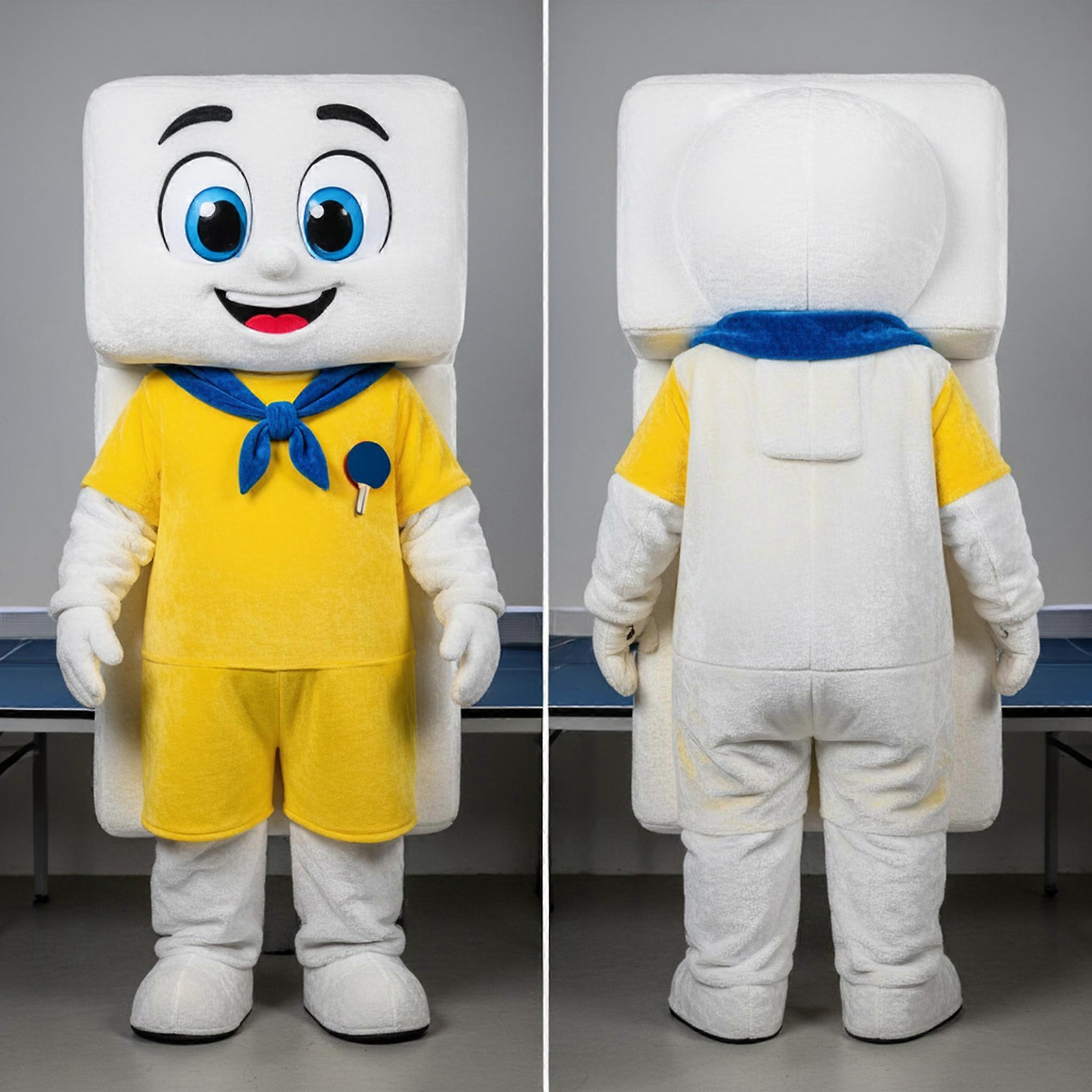 MASTICOT White Rectangular Ping Pong Table Mascot
