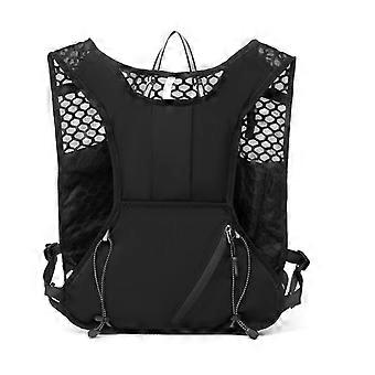 1pcs Outdoor Hydration Backpack - European Marathon Hiking Cycling Rucksack for Men / Women - black