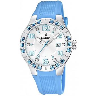 Festina Dream Quartz Analog Woman Watch with F16560/2 Rubber Bracelet