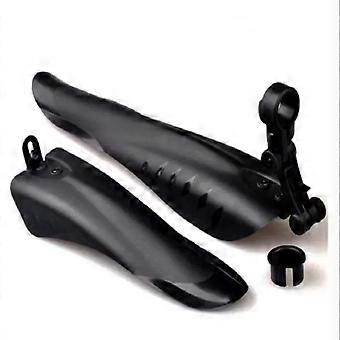 2PCS Mountain Bicycle Fender Front Rear Mudguard Quick Release Road Shock BIKE Thicken Splash Protection Accessory