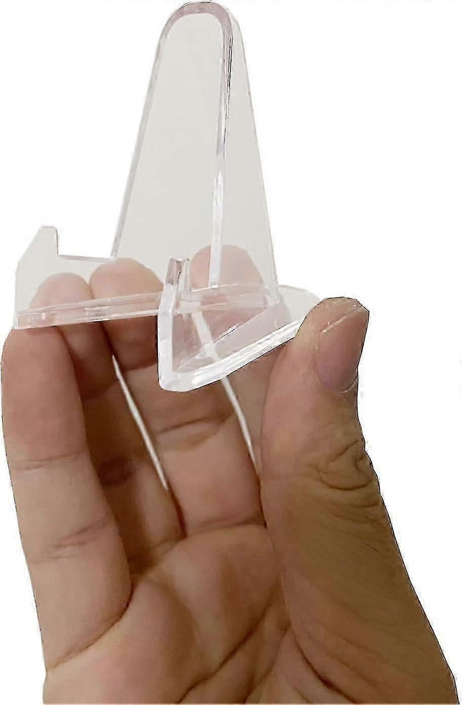 Small Triangular Acrylic Card Stands
