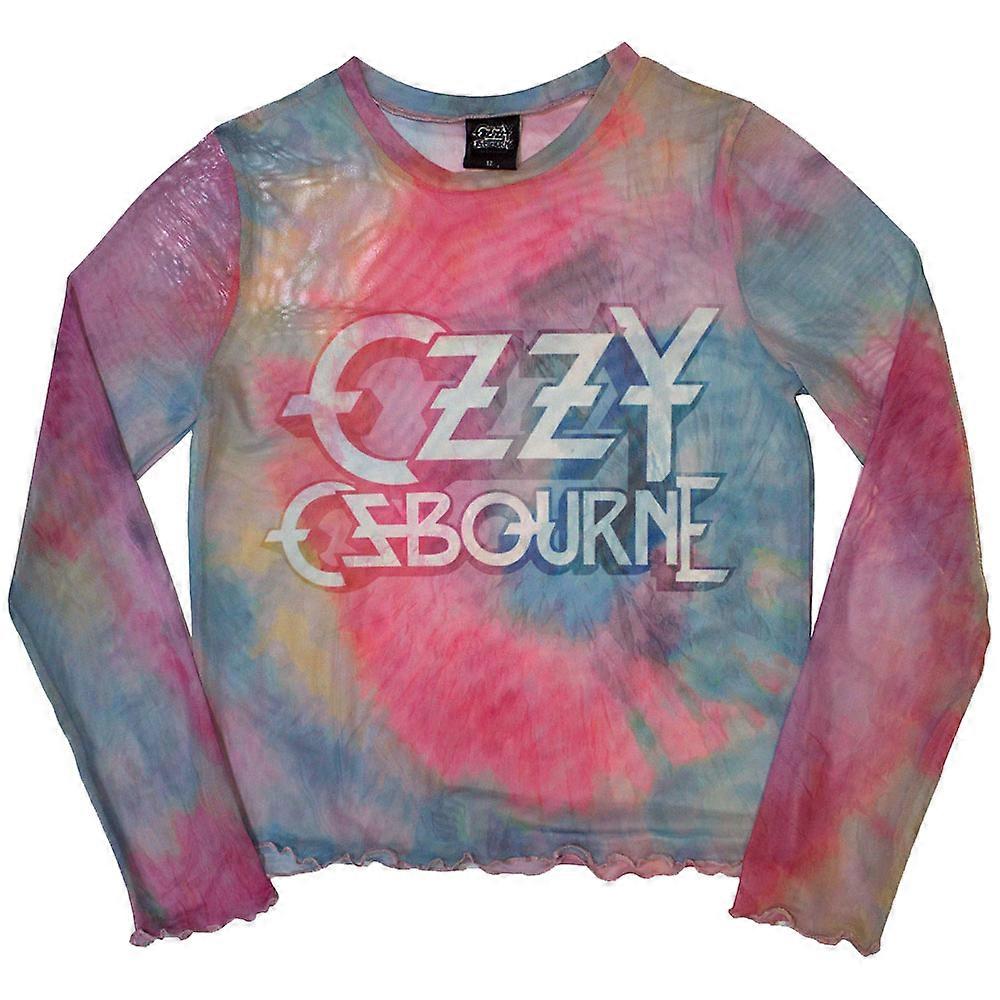 Ozzy Osbourne Logo Mesh Crop Top