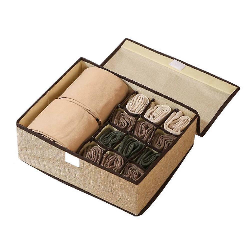 Neat Foldable Underwear Storage With Dividers