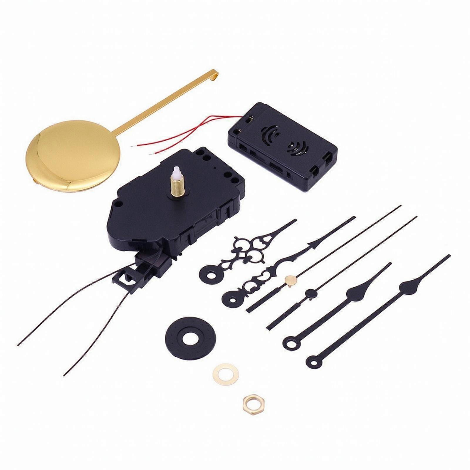Repair Kit Night Silence Mechanical Clock Movement with Pendulum Frameless