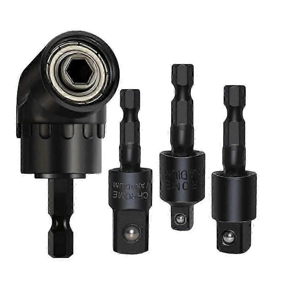 Chrome Vanadium 105° Swivel Drill Adapter Set