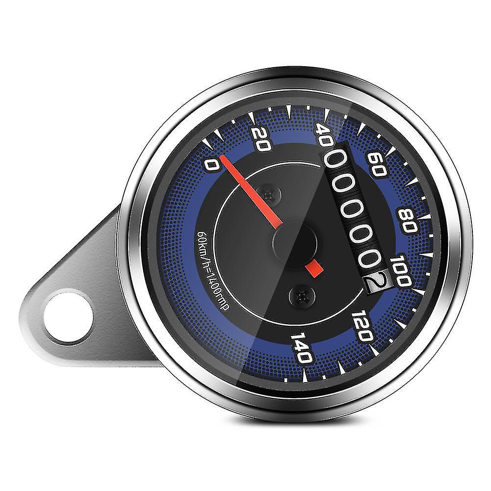 Compteur De Vitesse Moto Universel 12V – Odomètre Rétro Avec Éclairage Nuit – Cadran 67mm – Style Vintage Cool