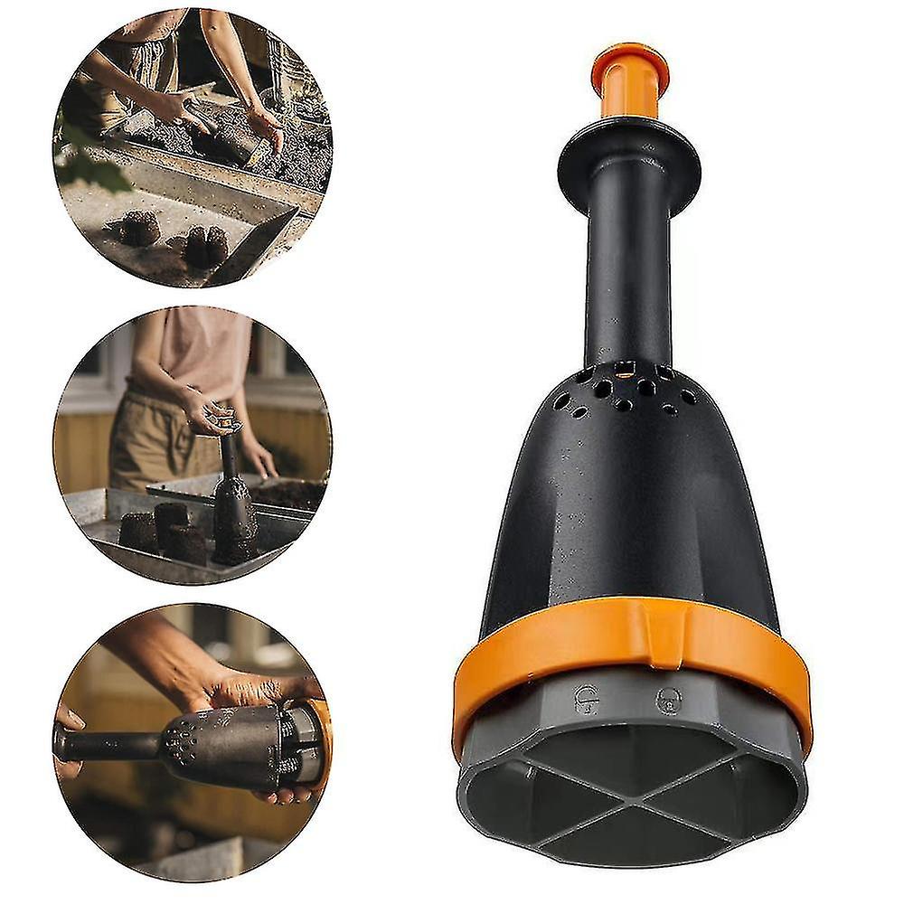 Manual Soil Blocker Plastic Compactor Plant Soil Block Maker Soil Blocking Tool Create Soil Block