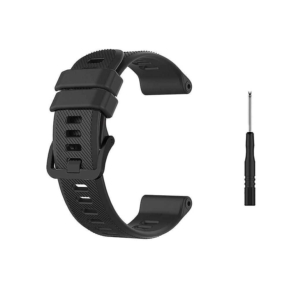22mm Unisex Replacementsilicone Watch Strap With Screwdriver