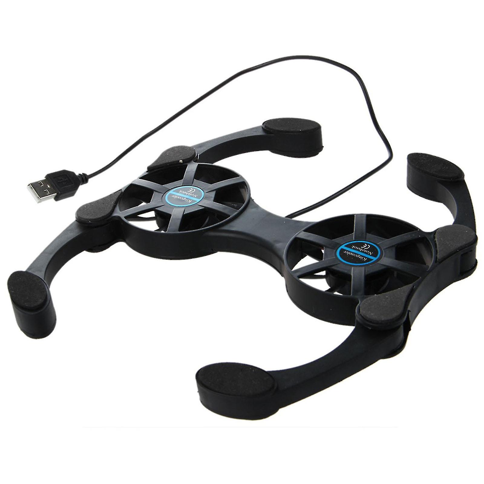 Laptop Cooling Base Support 11 To 18" Laptop Notebook Dual Turbo Fan Compatible With Gaming