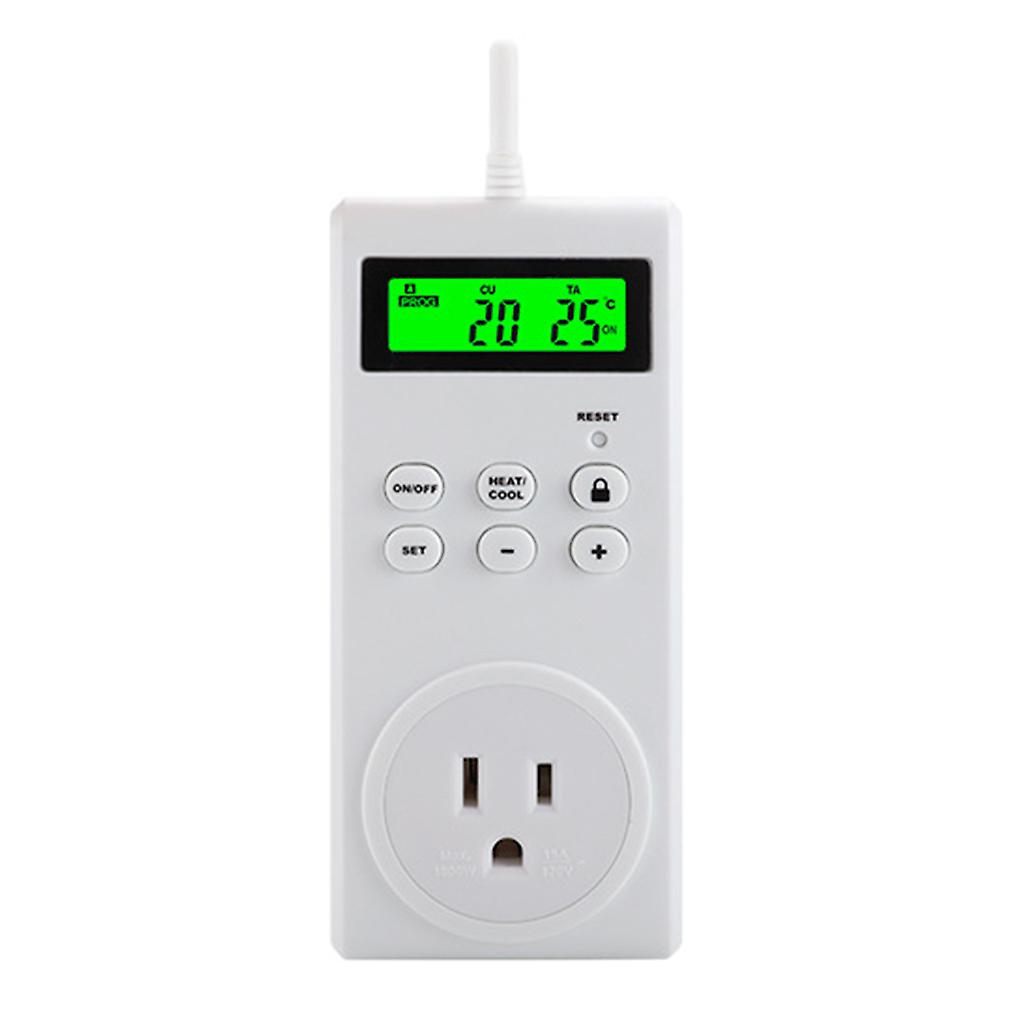 Programmable Wireless Thermostat Socket Temperature Control Switch EN US EU Pulg