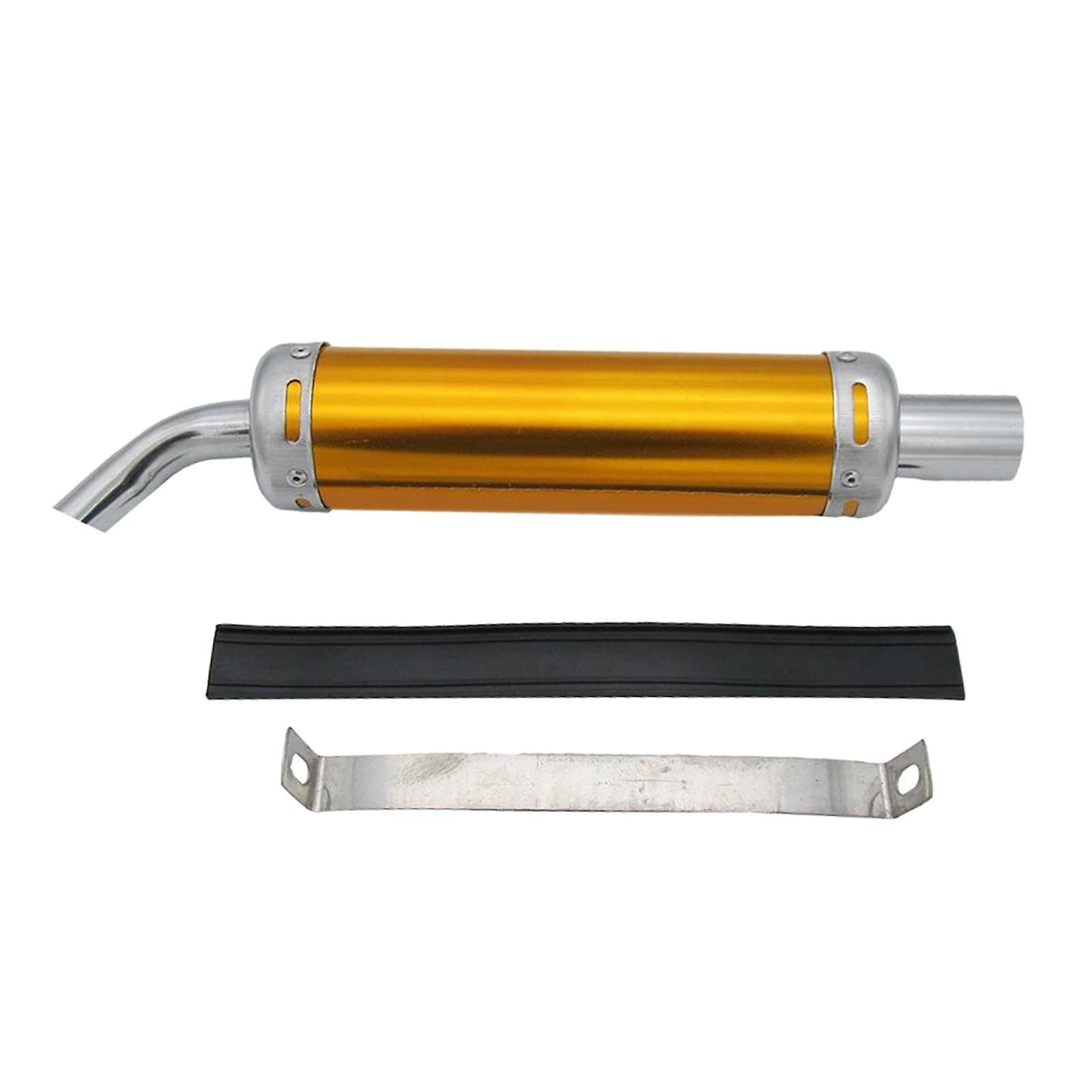 Motorcycle Exhaust Muffler Universal 2 cycle Golden