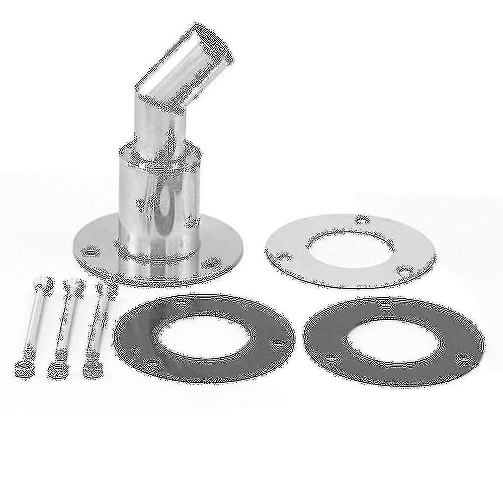 Rustfritt stål gjennom skrog eksos montering rørrør socket hardware del varmeapparat for bil båt lastebil bøye 24mm