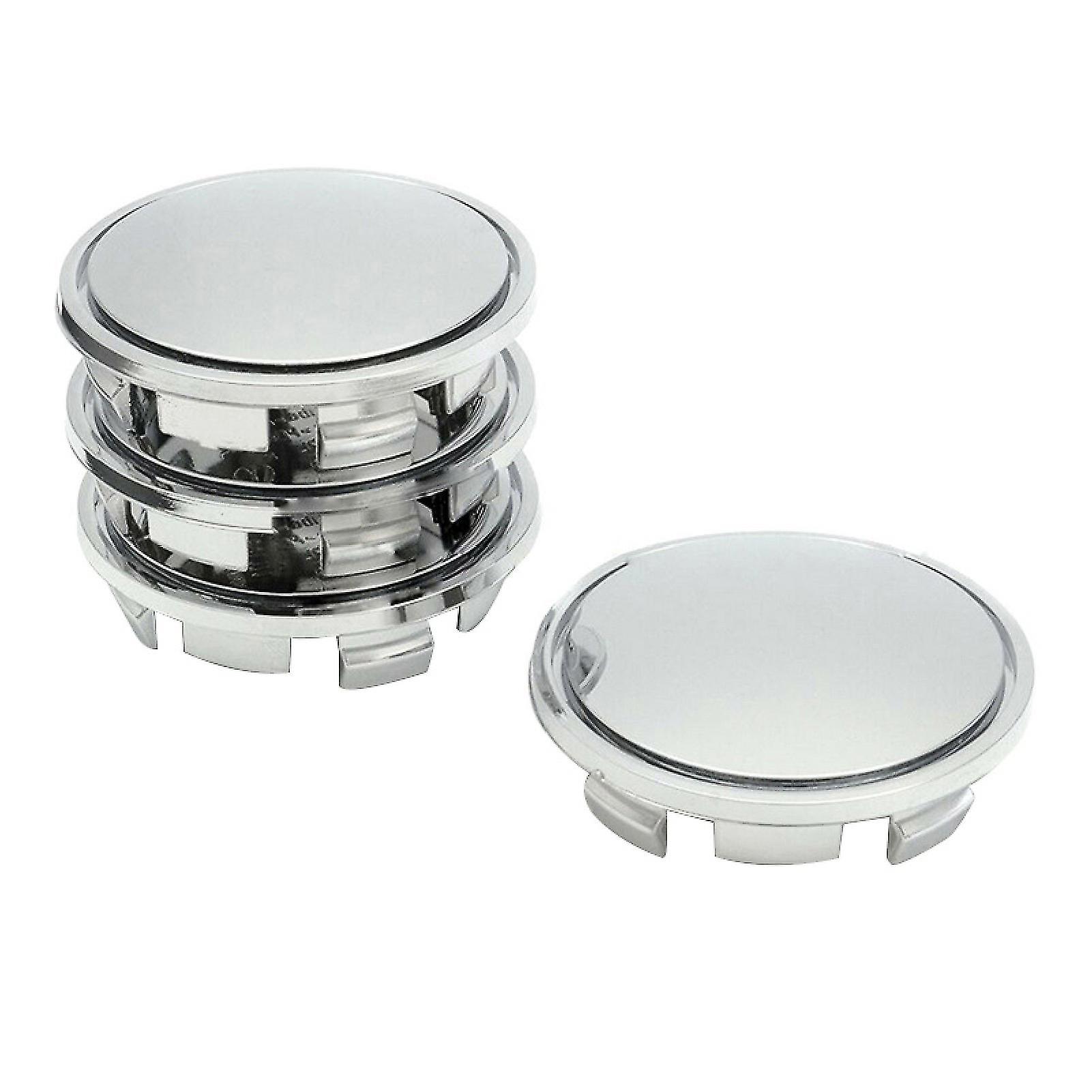 4 יחידות כיסויי מרכז גלגלים מפלסטיק קשיחים קלים להתקנה לרכב אוניברסלי לרכב שטח