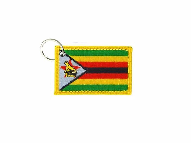 Cle Cles Key Brode Patch Ecusson Badge Flag Zimbabwe Zimbabwen