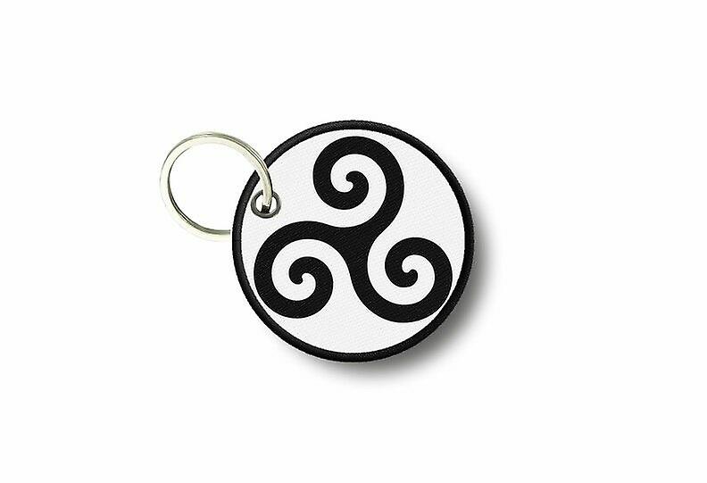 Cle Cles Clef Brode Patch Ecusson Triskell Triskel Flag Brittany