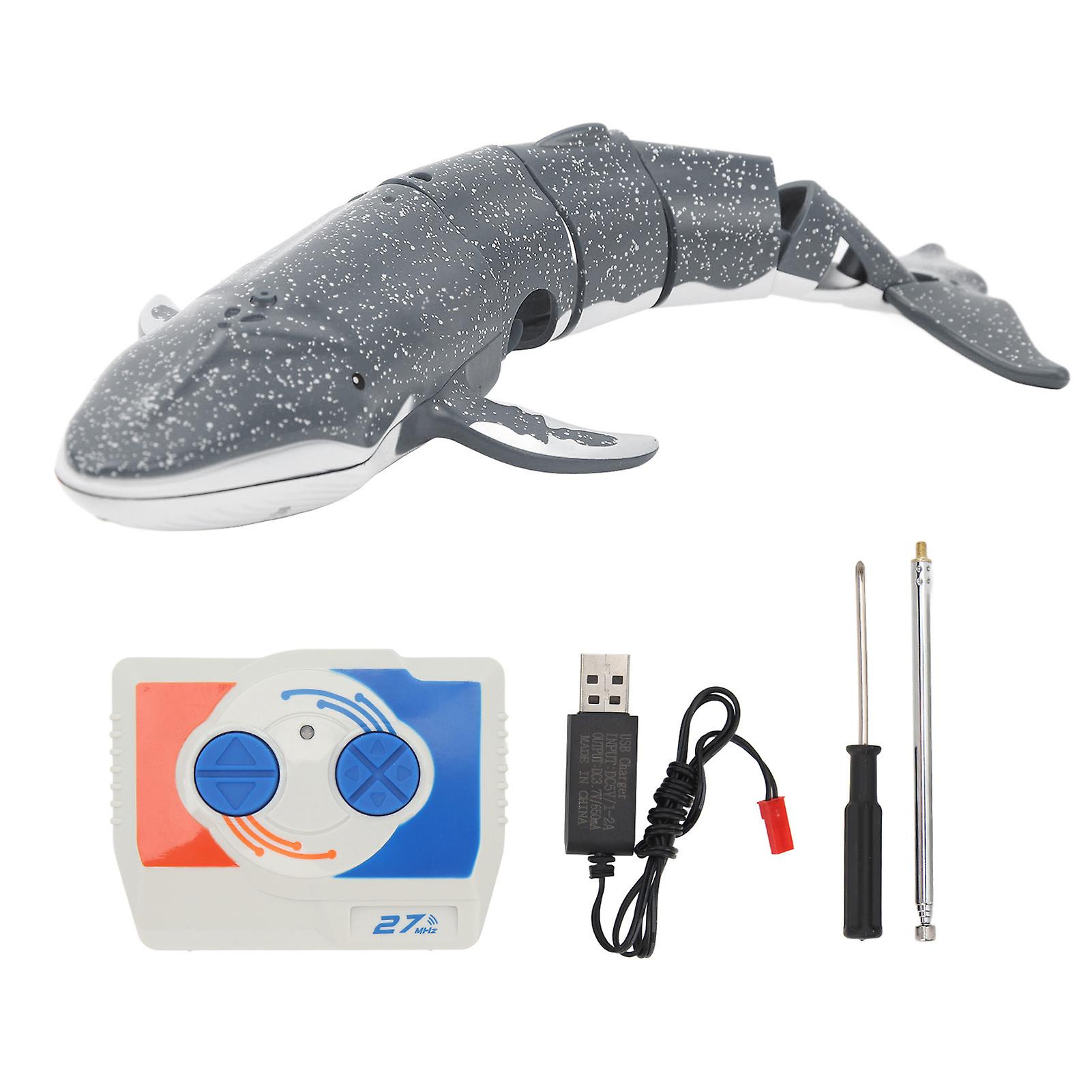 2.4G Fjärrkontroll Whale Mini Elektrisk Simulering Dykning Leksak Utomhuspool Leksak