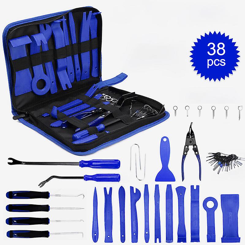 Kit Of Filling Tools With Storage Bag, Car Panel, Audio Door, Automatic Clip Pliers, Fixing Dissolving, Lever