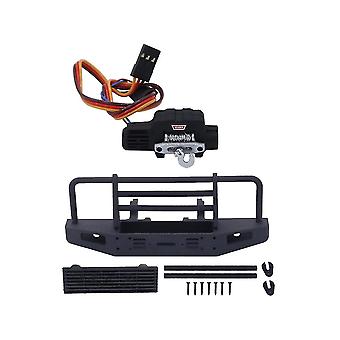 Nylon-Stoßstange mit Seilwinde für 4m 1/18 Rc Crawler Car S Zubehör