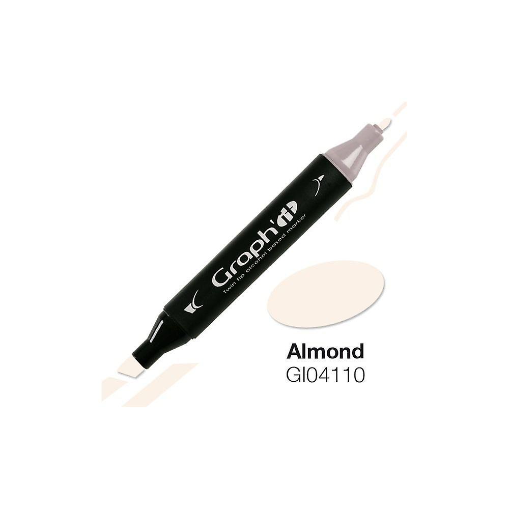 Graph'It Double Tip Marker - Almond