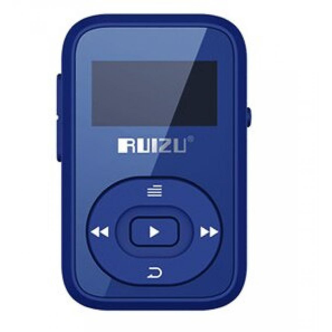 X26 Sports Bluetooth Mp3 Music Player Fm Radio Support Sd Card Bluetooth Mp3 Player 8gb 02 06 Mp3 Music Player Mp3 Player(blue)