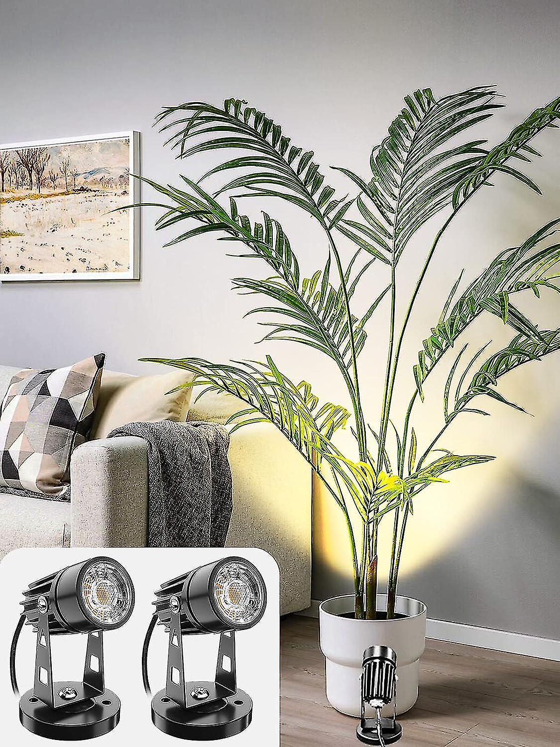 Led Spot Lights 5w Up Lights Indoor Spotlight Lamp For Plants,3 Color Temperature Modes Landscape Up Light