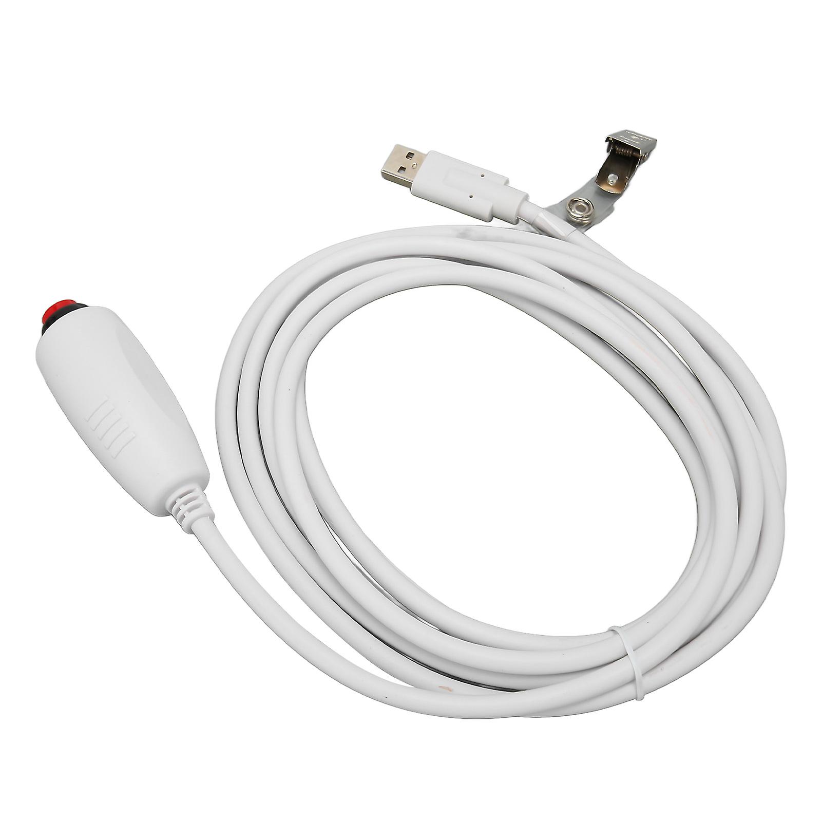 Nurse Call Button Cable USB Plug Universal Replacement Push Button Cord with Clip for Nurse Station 9.8ft 