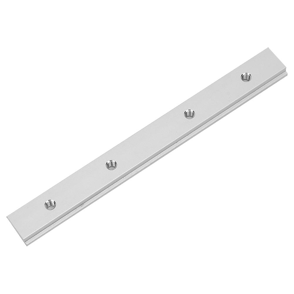 Ouitble AluminumT Track 200mm Aluminum Alloy T Slot Miter Track Jig Fixture, Woodworking Tool, M6, Compatible with T-Tracks, Precision Cutting,