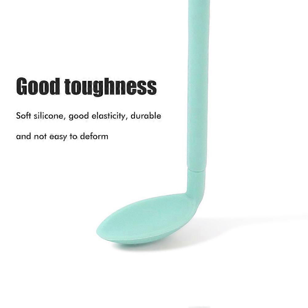 2Pcs Mini Silicone Spatula Set Reusable Retractable Small Thin Jar Scraper for Makeup Beauty Kitchen