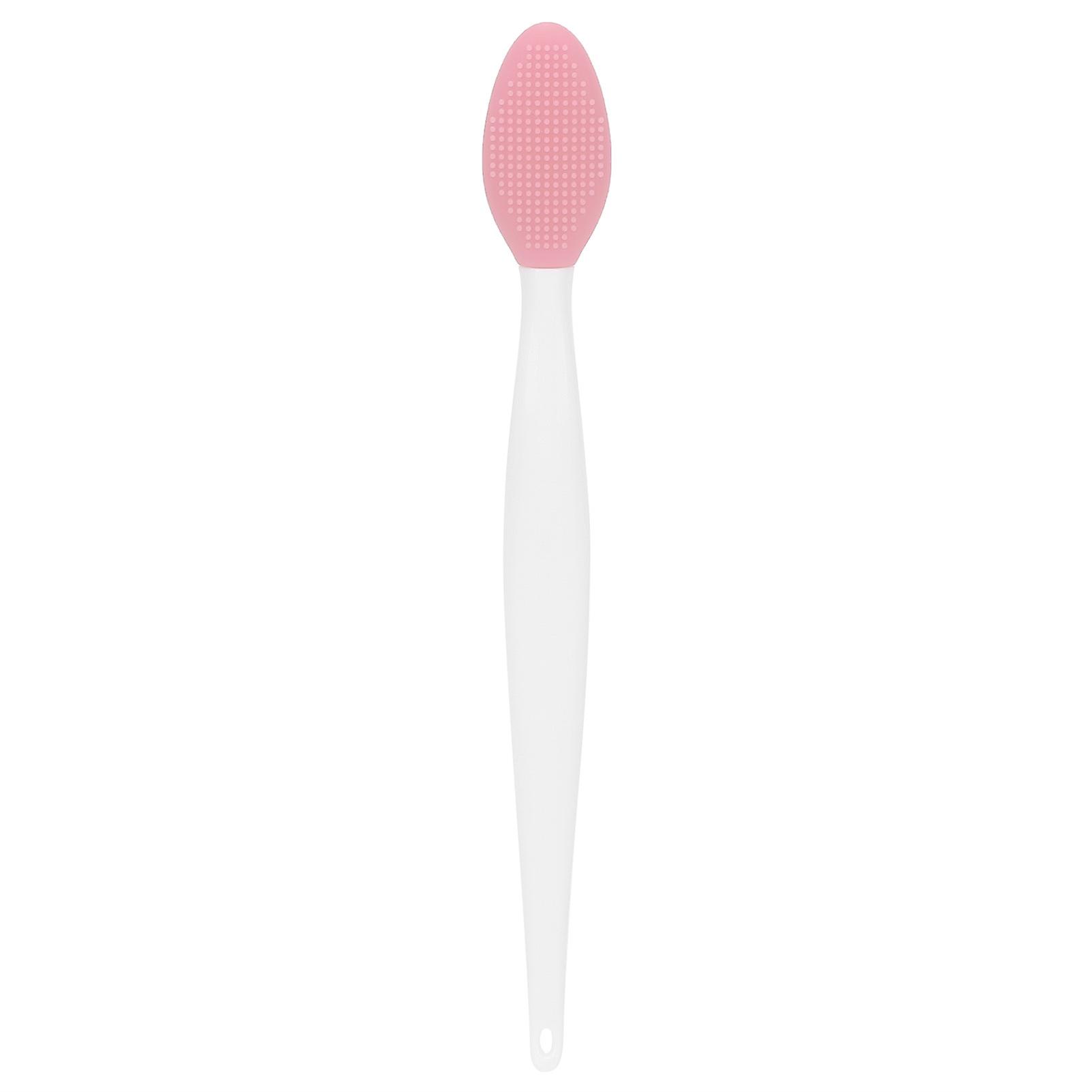 Soft Silicone Nose Cleansing Brush Deep Cleaning Double Sided Exfoliating Lip BrushPink