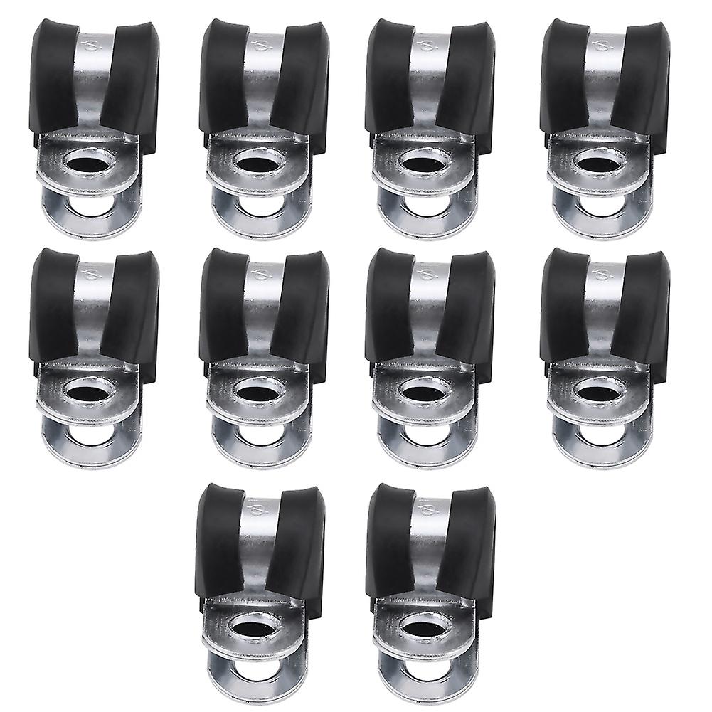 10Pcs (6mm) σφιγκτήρες γραμμών καυσίμου λαστιχένιος σφιγκτήρας μαξιλαριών