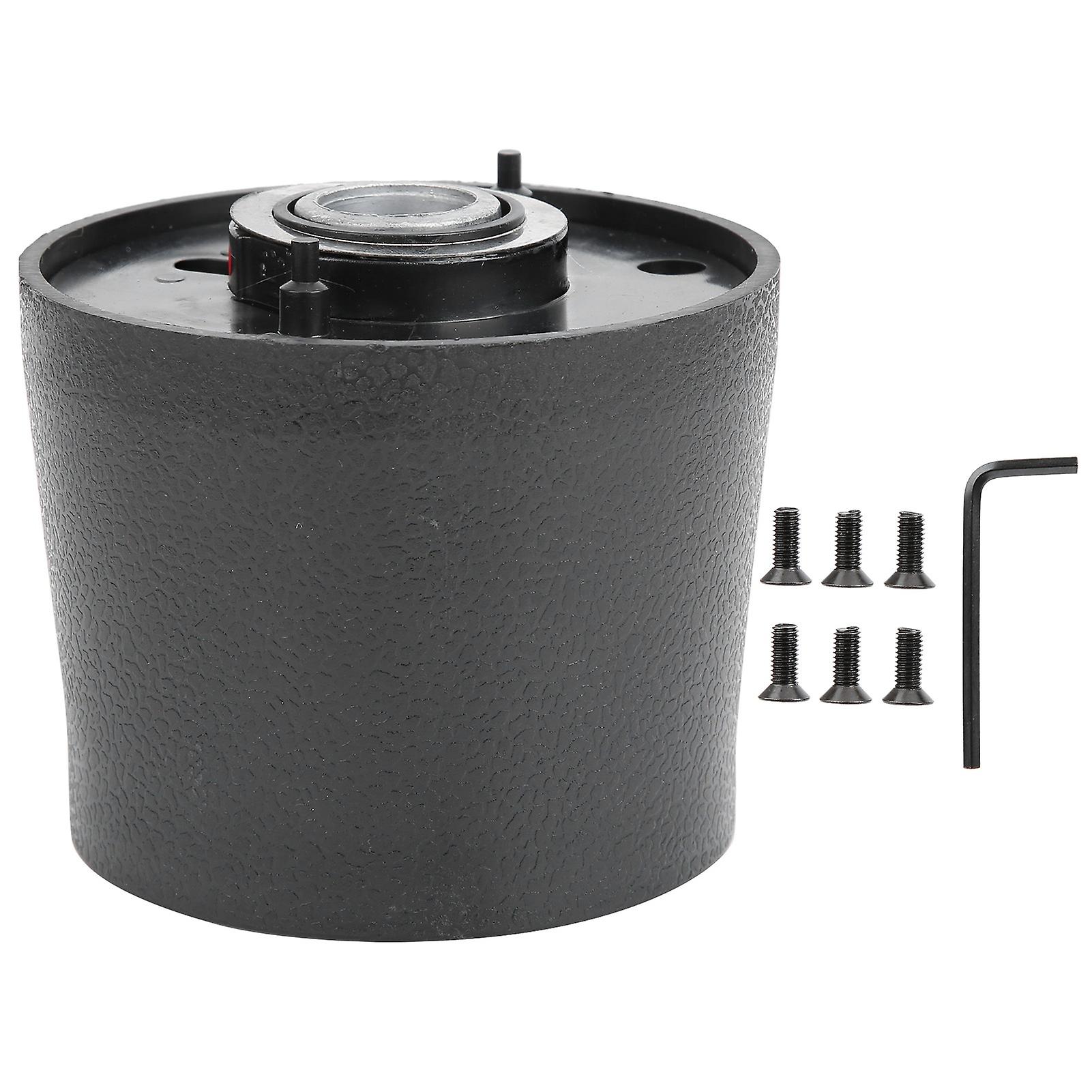 Steering Wheel Hub Adapter, Steering Wheel Short Hub Adapter Kit with Wrench and Screw Automobile Replacement