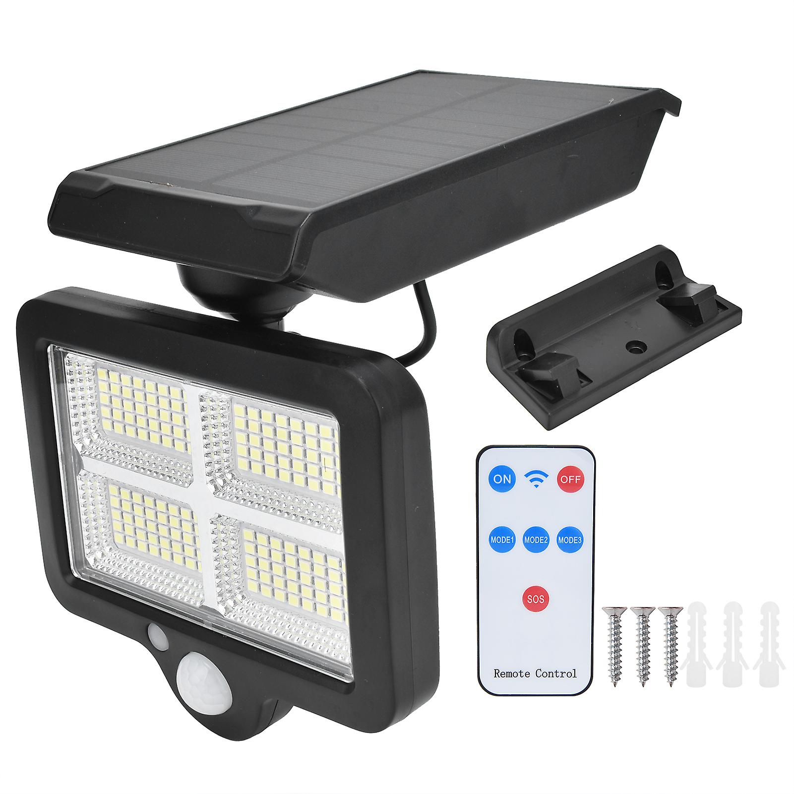 Solar Body Induction Wall Light, IP65 Waterproof, Remote Control, Street Light