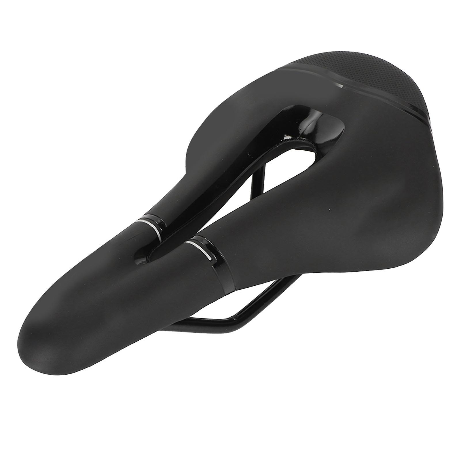 Bicycle Saddle Hollow Breathable Shock Absorbing Height Adjustable Prevent Slip Comfortable Mountain Bike Saddle