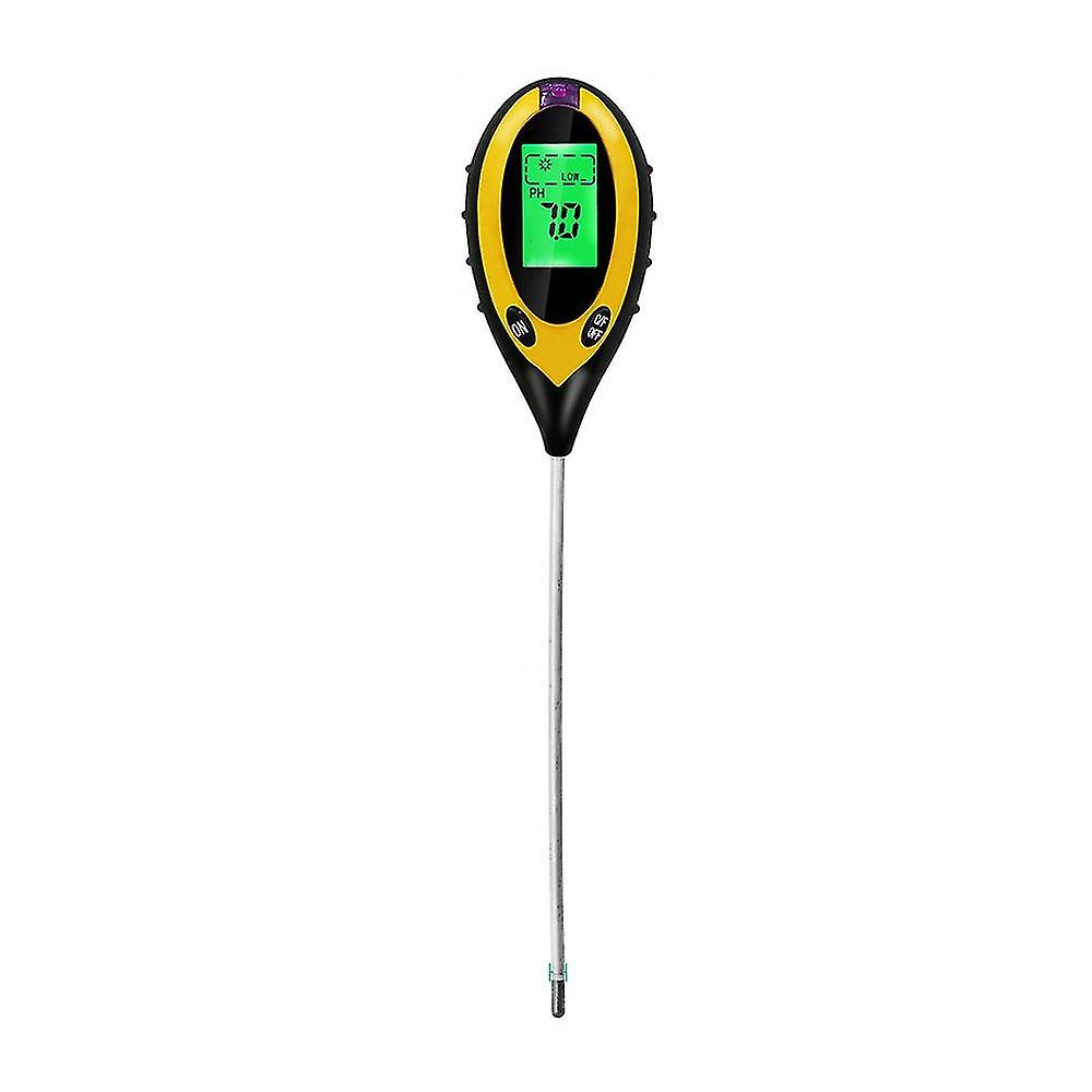 4in1 Digital Soil Analyzer Multifunctional Soil Tester Sunlight Intensity PH Value Moistures Tempera